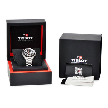 腕時計 ティソ TISSOT PR516 クロノグラフ メカニカル T149.459.21.051.00 手巻き メンズ ブラック スモールセコンド