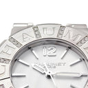 腕時計 ショーメ CHAUMET クラスワン W1722I-35A クオーツ レディース 純正ダイヤ ホワイト 白 デイト 逆回転防止ベゼル