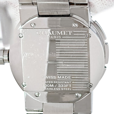 腕時計 ショーメ CHAUMET クラスワン W1722I-35A クオーツ レディース 純正ダイヤ ホワイト 白 デイト 逆回転防止ベゼル