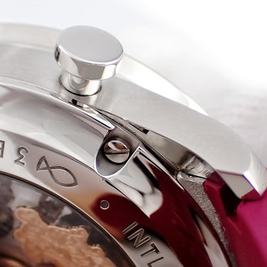 腕時計 IWC IWC ポルトギーゼ クロノグラフ イヤー オブ ザ ドラゴン IW371629 自動巻き メンズ ワインレッド 辰年 限定