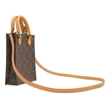 ルイヴィトン LOUIS VUITTON プティット サックプラ M69442 モノグラム モノグラムキャンバス 2WAYバッグ ゴールド金具 ハンドバッグ ショルダー 旧型