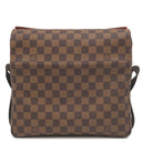 ルイヴィトン LOUIS VUITTON ナヴィグリオ N45255 ダミエエベヌ ダミエキャンバス ショルダーバッグ ゴールド金具 茶 斜め掛け 肩掛け
