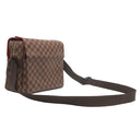 ルイヴィトン LOUIS VUITTON ナヴィグリオ N45255 ダミエエベヌ ダミエキャンバス ショルダーバッグ ゴールド金具 茶 斜め掛け 肩掛け