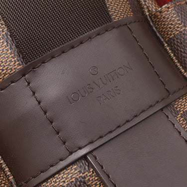 ルイヴィトン LOUIS VUITTON ナヴィグリオ N45255 ダミエエベヌ ダミエキャンバス ショルダーバッグ ゴールド金具 茶 斜め掛け 肩掛け