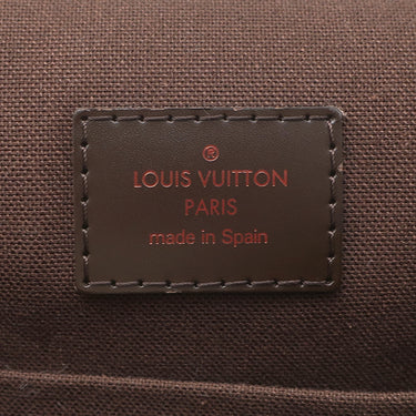 ルイヴィトン LOUIS VUITTON ブルックリンMM N51211 ダミエ ダミエキャンバス ショルダーバッグ ゴールド金具 茶