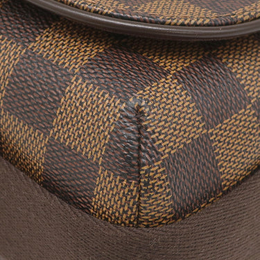 ルイヴィトン LOUIS VUITTON ブルックリンMM N51211 ダミエ ダミエキャンバス ショルダーバッグ ゴールド金具 茶
