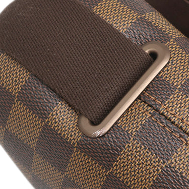 ルイヴィトン LOUIS VUITTON ブルックリンMM N51211 ダミエ ダミエキャンバス ショルダーバッグ ゴールド金具 茶