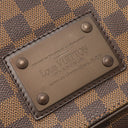 ルイヴィトン LOUIS VUITTON ブルックリンMM N51211 ダミエ ダミエキャンバス ショルダーバッグ ゴールド金具 茶