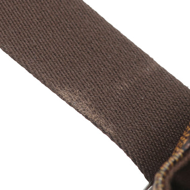 ルイヴィトン LOUIS VUITTON ブルックリンMM N51211 ダミエ ダミエキャンバス ショルダーバッグ ゴールド金具 茶