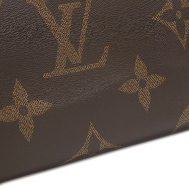 ルイヴィトン LOUIS VUITTON オンザゴー GM M45320 モノグラム モノグラムキャンバス モノグラムリバースキャンバス トートバッグ ゴールド金具 肩掛け 茶