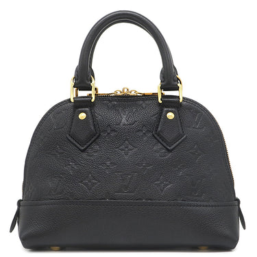 ルイヴィトン LOUIS VUITTON ネオ アルマBB M44829 ノワール モノグラムアンプラント 2WAYバッグ ゴールド金具 パドロック欠品