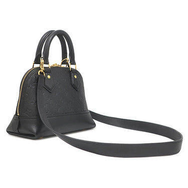ルイヴィトン LOUIS VUITTON ネオ アルマBB M44829 ノワール モノグラムアンプラント 2WAYバッグ ゴールド金具 パドロック欠品