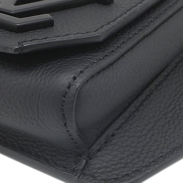 ルイヴィトン LOUIS VUITTON テイクオフ スリング M57081 ブラック グレインレザー ボディバッグ ブラック金具 黒 ウエストバック