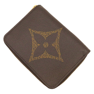 ルイヴィトン LOUIS VUITTON ジッピー コインパース M69354 モノグラム レザー モノグラムジャイアントキャンバス コインケース ゴールド金具 茶 小銭入れ カード入れ