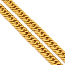 喜平 KIHEI K18 18金 40.0cm 20.1g 6面 ダブル W イエローゴールド K18YG ネックレス 造幣局検定マーク ※ショッピングローン対応していません