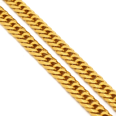 喜平 KIHEI K18 18金 40.0cm 20.1g 6面 ダブル W イエローゴールド K18YG ネックレス 造幣局検定マーク ※ショッピングローン対応していません