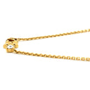 ルイヴィトン LOUIS VUITTON プティ ルイ M00368 ゴールド GP ストラス ネックレス モノグラムフラワー LVサークル