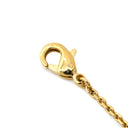 ルイヴィトン LOUIS VUITTON プティ ルイ M00368 ゴールド GP ストラス ネックレス モノグラムフラワー LVサークル