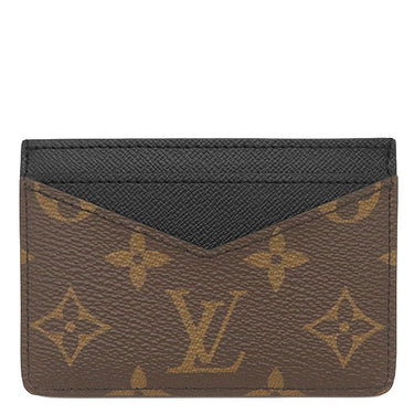 ルイヴィトン LOUIS VUITTON ネオ ポルト カルト M60166 モノグラム×ブラック モノグラムキャンバス レザー カードケース 茶 黒 カード入れ