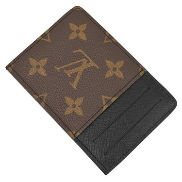 ルイヴィトン LOUIS VUITTON ネオ ポルト カルト M60166 モノグラム×ブラック モノグラムキャンバス レザー カードケース 茶 黒 カード入れ