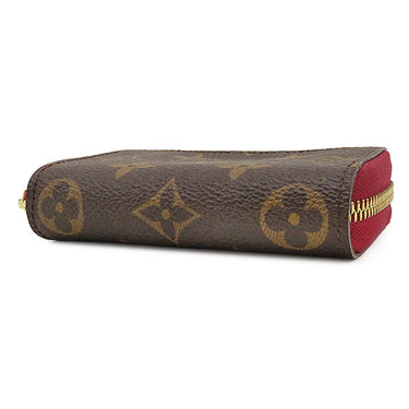 ルイヴィトン LOUIS VUITTON ミュルティカルト M61299 フューシャ モノグラムキャンバス カードケース ゴールド金具 茶 名刺入れ コインケース