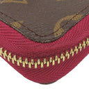 ルイヴィトン LOUIS VUITTON ミュルティカルト M61299 フューシャ モノグラムキャンバス カードケース ゴールド金具 茶 名刺入れ コインケース