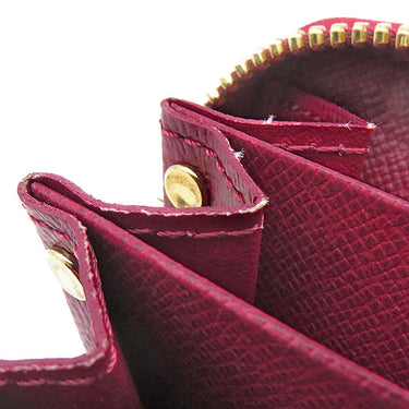 ルイヴィトン LOUIS VUITTON ミュルティカルト M61299 フューシャ モノグラムキャンバス カードケース ゴールド金具 茶 名刺入れ コインケース