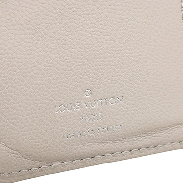 ルイヴィトン LOUIS VUITTON ポルトフォイユ ルー M14154 ブルーム ラムスキン 二つ折り財布 シルバー金具 モノグラム クッサン エンボス加工