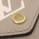 ルイヴィトン LOUIS VUITTON ポルトフォイユ ヴィクトリーヌ M81861 トゥルトレールクレーム レザー バイカラーモノグラムアンプラント 三つ折り財布 ゴールド金具 スタンプ入り