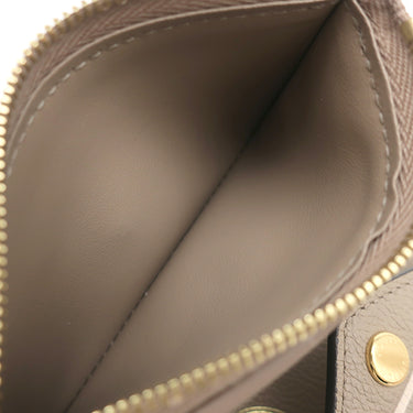 ルイヴィトン LOUIS VUITTON ポルトフォイユ ヴィクトリーヌ M81861 トゥルトレールクレーム レザー バイカラーモノグラムアンプラント 三つ折り財布 ゴールド金具 スタンプ入り