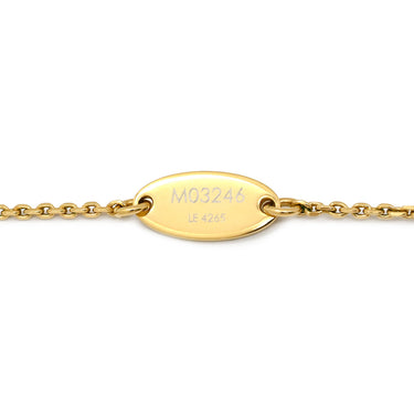 ルイヴィトン LOUIS VUITTON フラワーグラム ストラス M03246 ゴールド GP ストラス ネックレス モノグラムフラワー