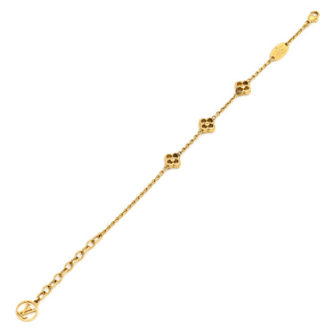 ルイヴィトン LOUIS VUITTON ブラスレ フラワーフル M68127 ゴールド GP ブレスレット LVサークル モノグラム・フラワー
