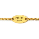 ルイヴィトン LOUIS VUITTON ブラスレ フラワーフル M68127 ゴールド GP ブレスレット LVサークル モノグラム・フラワー