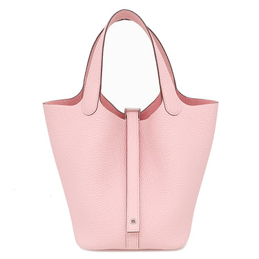 エルメス HERMES ピコタンロック 18 PM ローズサクラ トリヨンクレマンス ハンドバッグ シルバー金具 新品 未使用 ピンク 2026年製