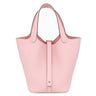 エルメス HERMES ピコタンロック 18 PM ローズサクラ トリヨンクレマンス ハンドバッグ シルバー金具 新品 未使用 ピンク 2026年製