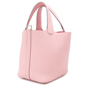 エルメス HERMES ピコタンロック 18 PM ローズサクラ トリヨンクレマンス ハンドバッグ シルバー金具 新品 未使用 ピンク 2026年製
