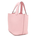 エルメス HERMES ピコタンロック 18 PM ローズサクラ トリヨンクレマンス ハンドバッグ シルバー金具 新品 未使用 ピンク 2026年製