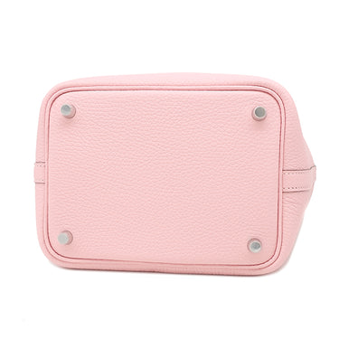 エルメス HERMES ピコタンロック 18 PM ローズサクラ トリヨンクレマンス ハンドバッグ シルバー金具 新品 未使用 ピンク 2026年製