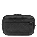 ルイヴィトン LOUIS VUITTON アルファ ウェアラブル ウォレット M69827 ブラック カーフ ショルダーバッグ ブラック金具 黒 斜め掛け