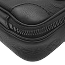 ルイヴィトン LOUIS VUITTON アルファ ウェアラブル ウォレット M69827 ブラック カーフ ショルダーバッグ ブラック金具 黒 斜め掛け