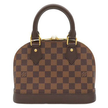 ルイヴィトン LOUIS VUITTON アルマBB N41221 ダミエエベヌ ダミエキャンバス 2WAYバッグ ゴールド金具 茶 ショルダーバッグ ハンドバッグ