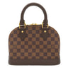 ルイヴィトン LOUIS VUITTON アルマBB N41221 ダミエエベヌ ダミエキャンバス 2WAYバッグ ゴールド金具 茶 ショルダーバッグ ハンドバッグ
