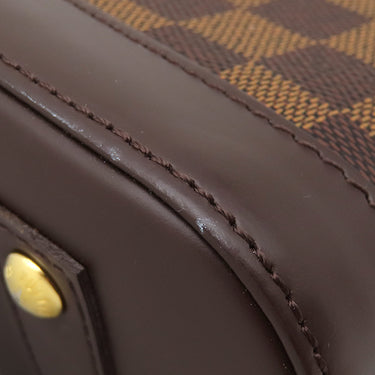 ルイヴィトン LOUIS VUITTON アルマBB N41221 ダミエエベヌ ダミエキャンバス 2WAYバッグ ゴールド金具 茶 ショルダーバッグ ハンドバッグ