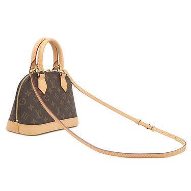 ルイヴィトン LOUIS VUITTON アルマ BB M46990 モノグラム モノグラムキャンバス 2WAYバッグ ゴールド金具 茶 ショルダー ハンドバッグ
