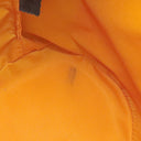 ルイヴィトン LOUIS VUITTON チョーク ナノ M44628 ノワール レザー モノグラムシャドウ ショルダーバッグ マットブラック金具 黒 オレンジ クロスボディバッグ