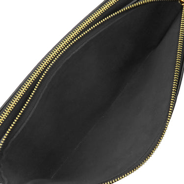 ルイヴィトン LOUIS VUITTON ポシェット ドゥーブルジップ M68568 ブラック モノグラムアンプラント ショルダーバッグ ゴールド金具 黒 クラッチ