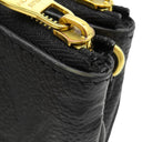 ルイヴィトン LOUIS VUITTON ポシェット ドゥーブルジップ M68568 ブラック モノグラムアンプラント ショルダーバッグ ゴールド金具 黒 クラッチ