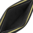 ルイヴィトン LOUIS VUITTON ポシェット ドゥーブルジップ M68568 ブラック モノグラムアンプラント ショルダーバッグ ゴールド金具 黒 クラッチ