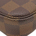 ルイヴィトン LOUIS VUITTON ミニ ポシェット アクセソワール N58009 ダミエエベヌ ダミエキャンバス アクセサリーポーチ 茶 ポーチ