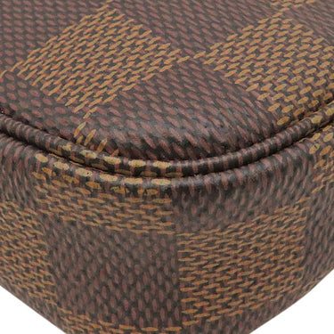 ルイヴィトン LOUIS VUITTON ミニ ポシェット アクセソワール N58009 ダミエエベヌ ダミエキャンバス アクセサリーポーチ 茶 ポーチ